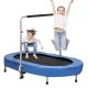 Photo 1 of  Mini Rebounder Trampoline, with Adjustable Handle, for Two Kids, Parent-Child