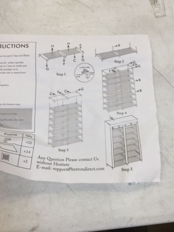 Photo 1 of Erone Shoe Rack Organizer 7+7