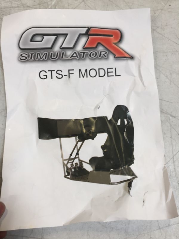 Photo 2 of GTR Simulator - GTSF Model with Real Racing Seat, Driving Racing Simulator Cockpit with Gear Shifter Mount and Triple or Single Monitor Mount
