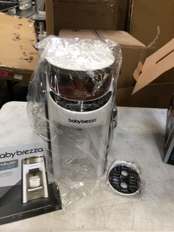 Photo 1 of New and Improved Baby Brezza Formula Pro Advanced Formula Dispenser Machine - Automatically Mix a Warm Formula Bottle Instantly - Easily Make Bottle with Automatic Powder Blending