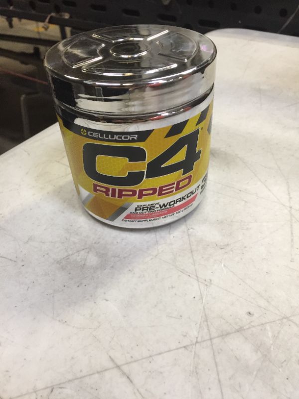 Photo 1 of C4 Ripped Pre Workout Powder Cherry Limeade | Creatine Free + Sugar Free Preworkout Energy Supplement for Men & Women | 150mg Caffeine + Beta Alanine + Weight Loss | 30 Servings
EXP 03/2022