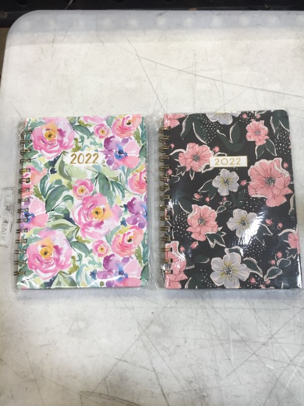 Photo 1 of 2022 Planner - 2022 Weekly and Monthly Planner with Premium Thick Paper 2 PCK 
PINK/BLACK