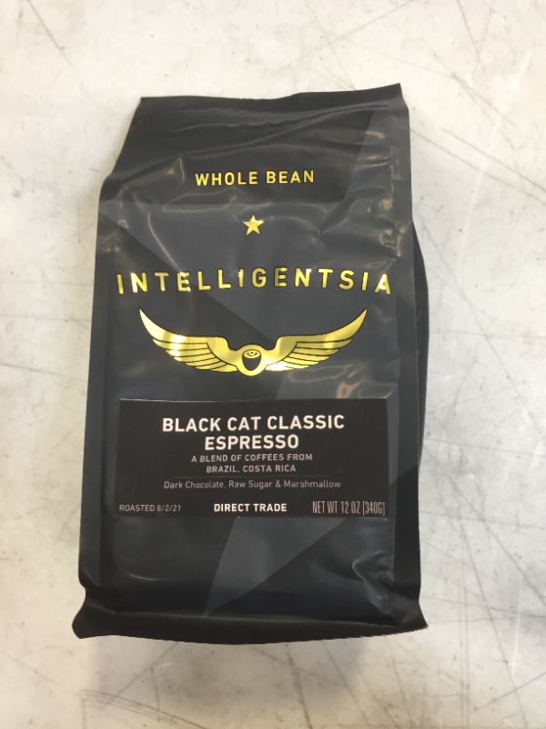 Photo 2 of Intelligentsia Coffee, Black Cat Classic, Espresso - 12 oz
EXP OCT 3 2021