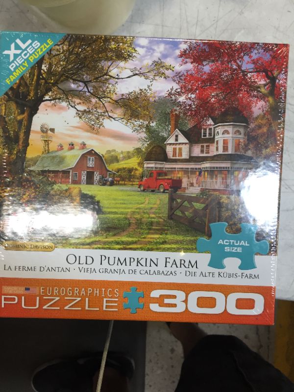 Photo 2 of Old Pumpkin Farm (Small Box) - 300pc Large Format Jigsaw Puzzle by Eurographics
