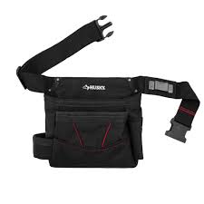 Photo 1 of 6-Pocket Black Tool Belt Pouch
