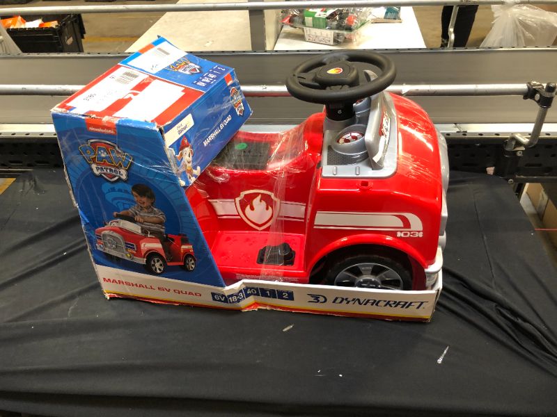 Photo 2 of PAW Patrol 6 Volt Marshall Quad RideOn
