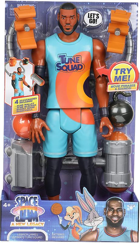 Photo 1 of Moose Toys Space Jam: A New Legacy - Lebron James Ultimate Tune Squad 12" Action Figure
2