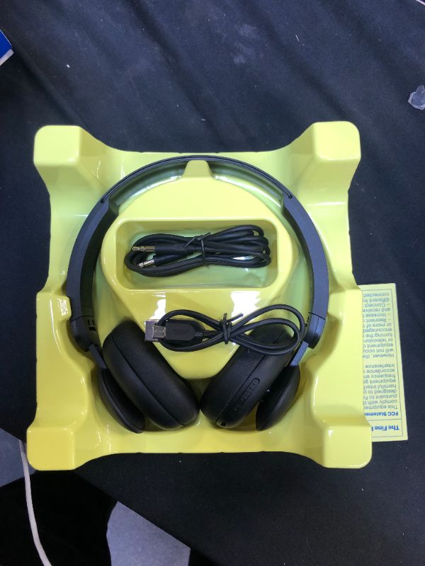 Photo 2 of onn. Bluetooth On-Ear Headphones, Black
