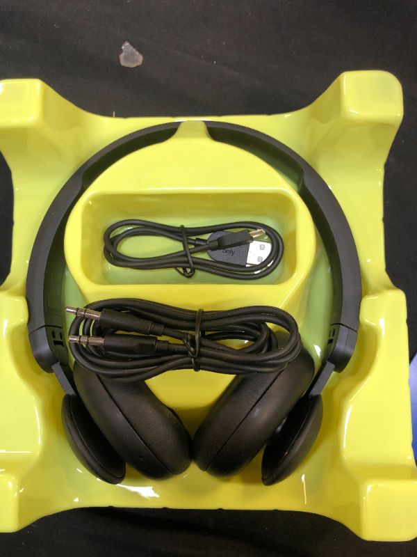 Photo 2 of onn. Bluetooth On-Ear Headphones, Black
