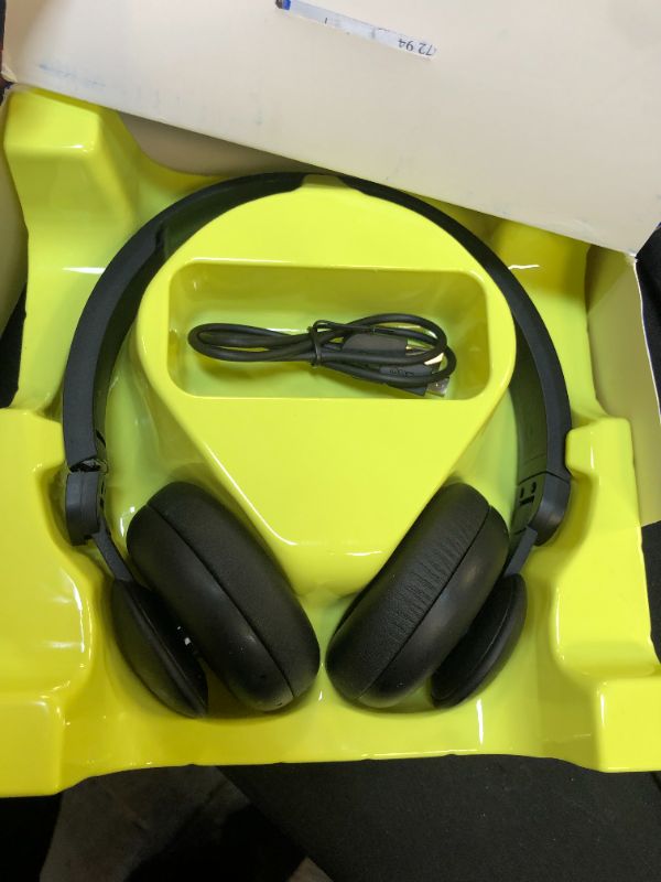 Photo 2 of onn. Bluetooth On-Ear Headphones, Black
