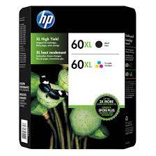 Photo 1 of Hp 60xl Black & Tri-color Combo Pack Xl High Capacity Ink Cartridges 2018