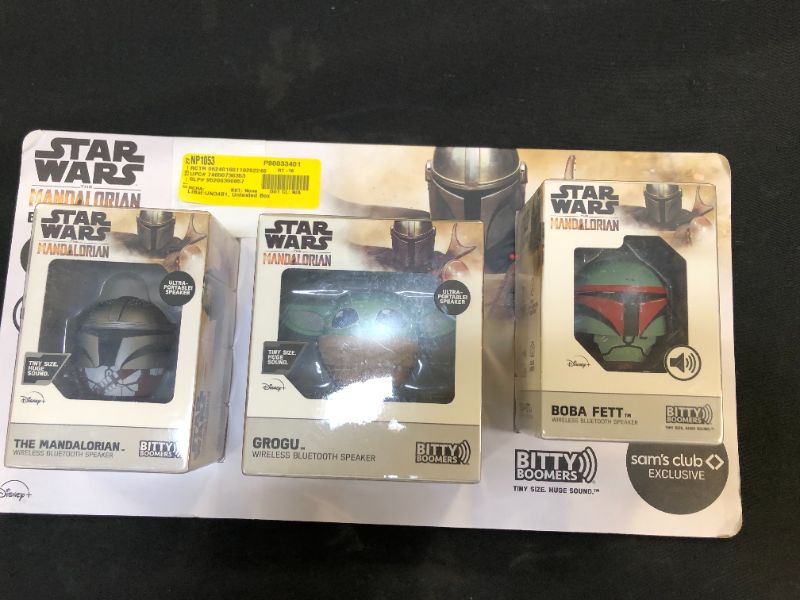 Photo 2 of Bitty Boomers Star Wars: The Mandalorian - \Bluetooth Speaker 3 pack 
