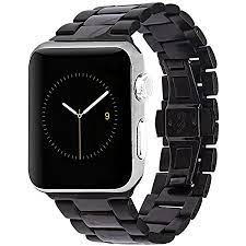 Photo 1 of Apple Watch® 42mm Metal Link Band- Black
