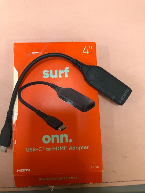 Photo 2 of onn. USB-C to HDMI Female Adapter and 4k@30hz HDMI Compatible

