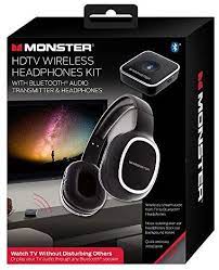 Photo 1 of Monster HDTV WIRELESS HEADPHONES KIT: BLUETOOTH AUDIO TRANSMITTER & HEADPHONES
