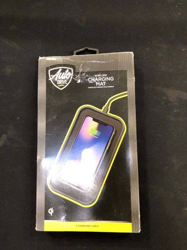 Photo 1 of AutoDrive Universal Silicone QI Wireless Charger Black
