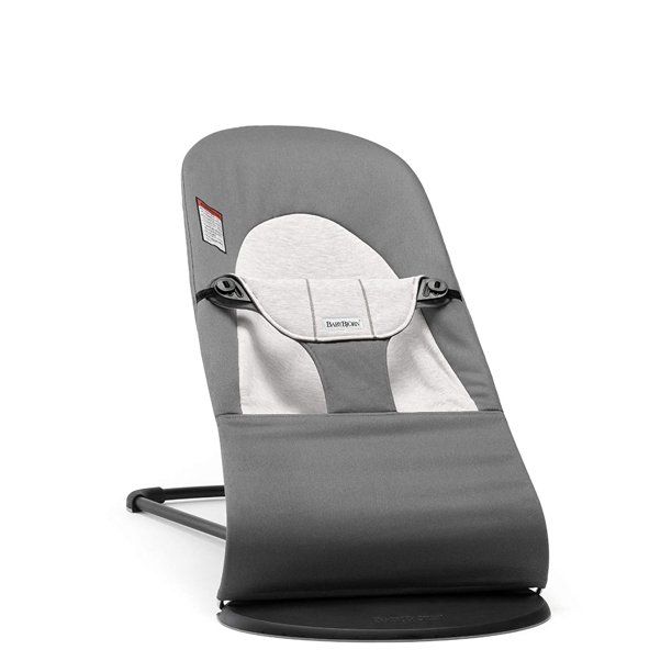Photo 1 of BabyBjörn Bouncer Balance Soft, Cotton/Jersey, Dark Gray/Gray
