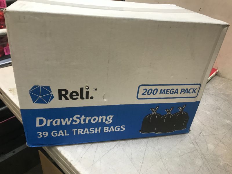 Photo 1 of 39 gal drawstring bags 200 mega pack 