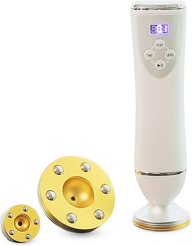 Photo 1 of MyoLogix - 3 in 1 Electric Gua Sha Scraping and Vacuum Cup Therapy Machine with Heat – Facial Cupping, Back and Full Body Titanium-Alloy Suction Massage Heads – Myofascial Release – Lymphatic Drainage
