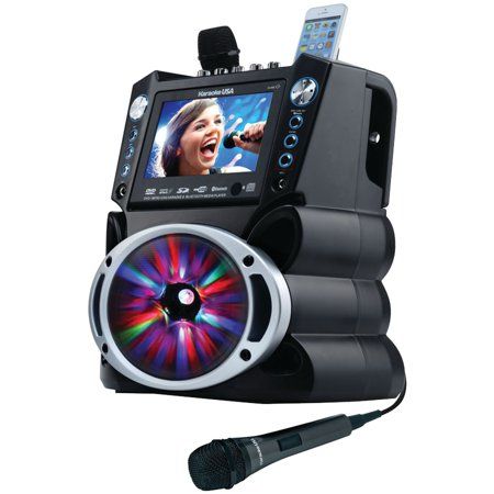 Photo 1 of Karaoke USA DVD/CDG/MP3G System with 7" TFT Color Screen, Record, Bluetooth
