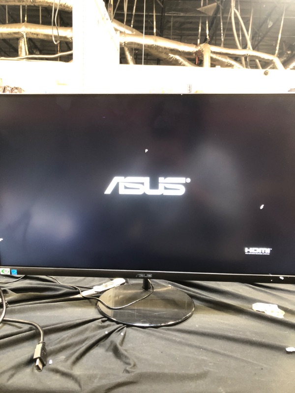 Photo 2 of ASUS VL279HE 27” Eye Care Monitor, 1080P Full HD (1920 x 1080), IPS, 75Hz, Adaptive-Sync, FreeSync, HDMI D-Sub, Frameless, Slim, Wall Mountable, Flicker Free and Blue Light Filter
