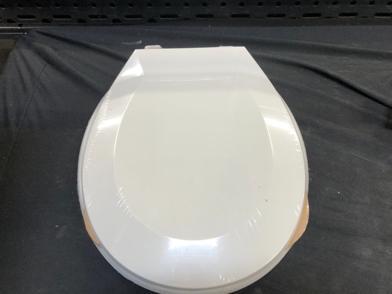 Photo 2 of AquaSource White Round Toilet Seat
