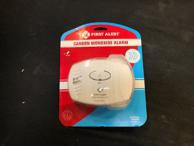 Photo 1 of First Alert Battery-Operated Carbon Monoxide Detector
