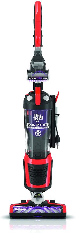 Photo 1 of Dirt Devil Razor Pet Bagless Multi Floor Corded Upright Vacuum Cleaner with Swivel Steering, UD70355B, Red
