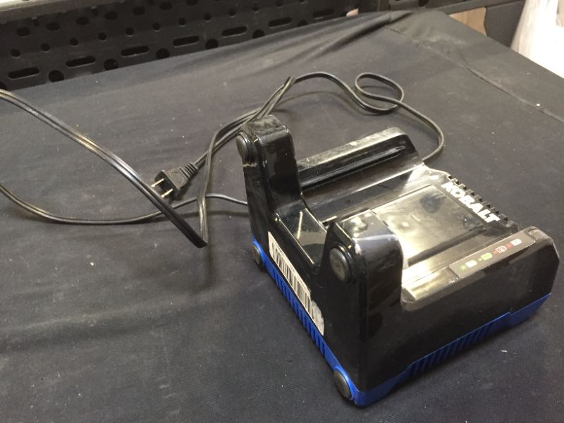 Photo 2 of Kobalt 80 Volt Power Equipment Compact Battery Charger Model KRC 80-06
