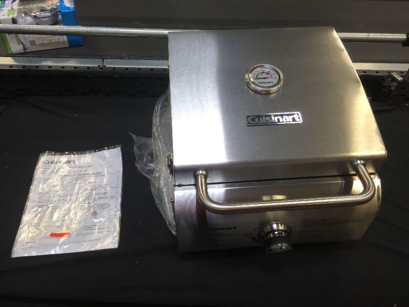 Photo 2 of Cuisinart CGG-608 Portable, Professional Gas Grill, One-Burner, Stainless Steel
