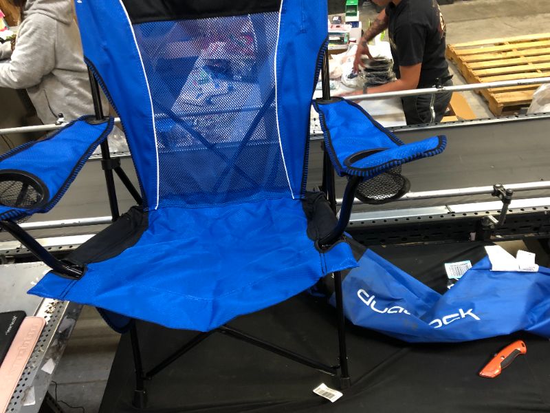 Photo 2 of Kijaro Dual Lock Camping Chair - Maldives Blue