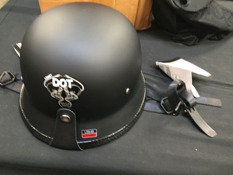 Photo 1 of Biker's Helmet Black Matte Size Medium