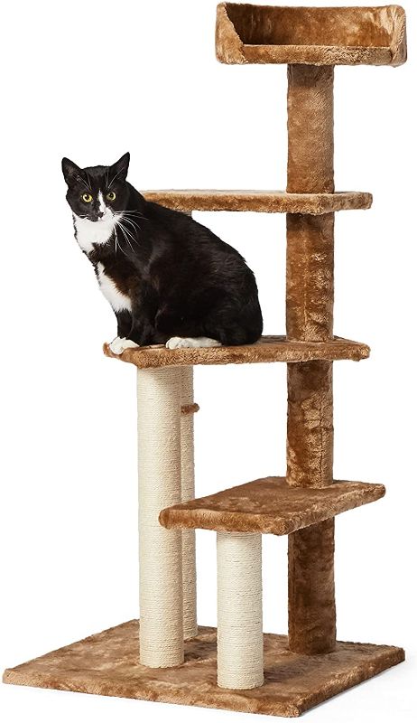 Photo 1 of Amazon Basics Cat Tree with Platform, Scratching Posts, X-Large Size

