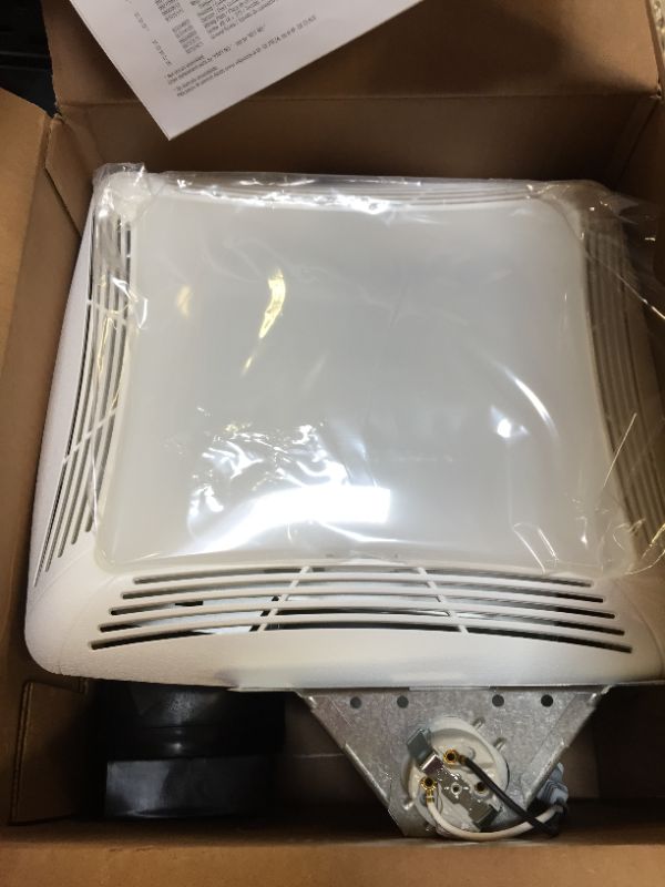 Photo 2 of Broan-NuTone 80 CFM Ceiling Bathroom Exhaust Fan with Light