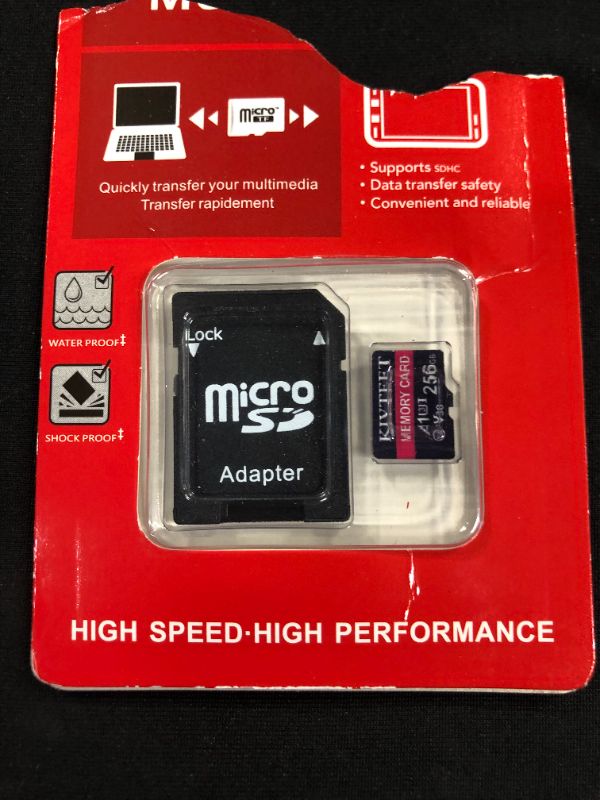 Photo 1 of Memory SD Card 256 GB with Adapter