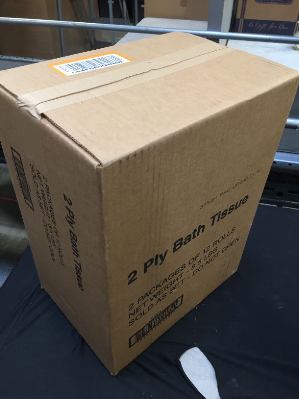Photo 1 of 2-ply Roll Dispenser Bath Tissue (2 Packages of 12)
