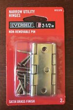 Photo 1 of 7 pack Everbilt Non-removable Pin / Narrow Utility Hinges 2 - 1/2 Inches. 2 Pack
