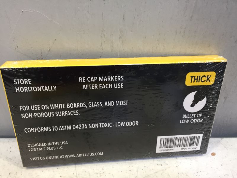 Photo 2 of Dry Erase Markers (12 Assorted Color Packs) Thick Barrel Design, Pens Perfect for Writing on Whiteboards, Dry Erase Boards, Mirrors, Windows, and All Whiteboard Surfaces