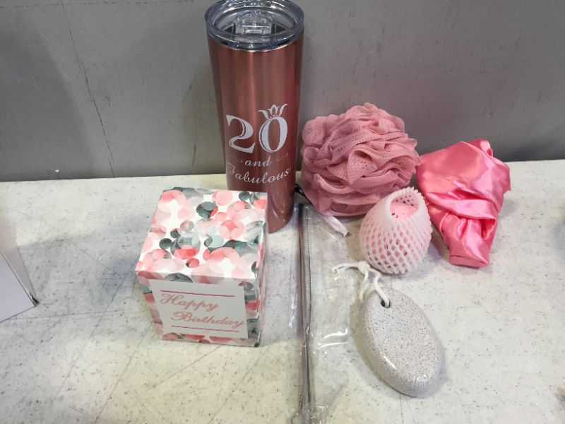 Photo 2 of 20th Birthday Gifts for Girl, 20 Birthday Gifts, Gifts for 20th Birthday Girl, 20th Birthday Decorations, Happy 20th Birthday Candle, 20th Birthday Tumblers, 20th Birthday Party Supplies