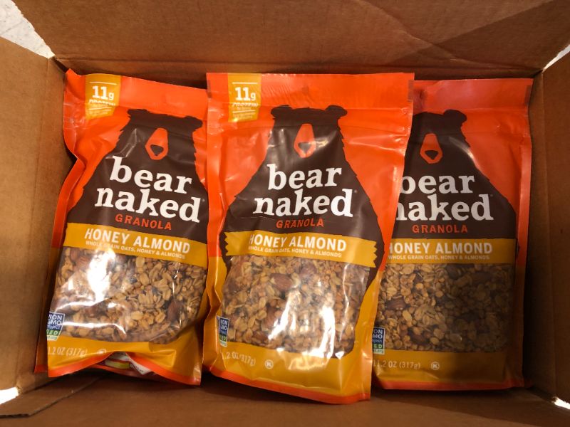 Photo 2 of Bear Naked Honey Almond Soft Baked Granola - 11.2oz---PACK OF 6---BEST BEFORE DATE WAS DEC 15 2020

