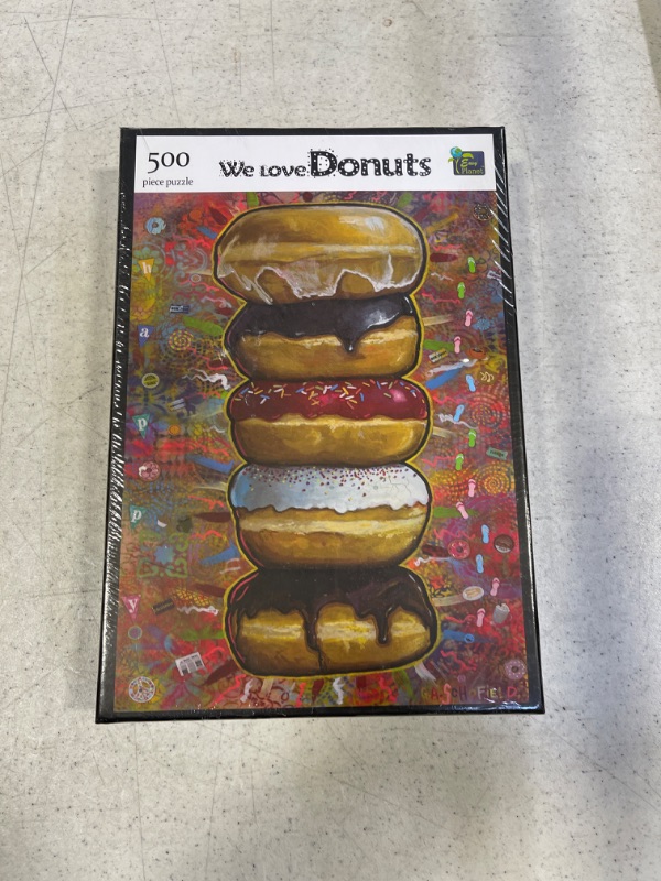 Photo 2 of Easy Planet - Glen Schofield - We Love Donuts - 500 Piece Jigsaw Puzzle
