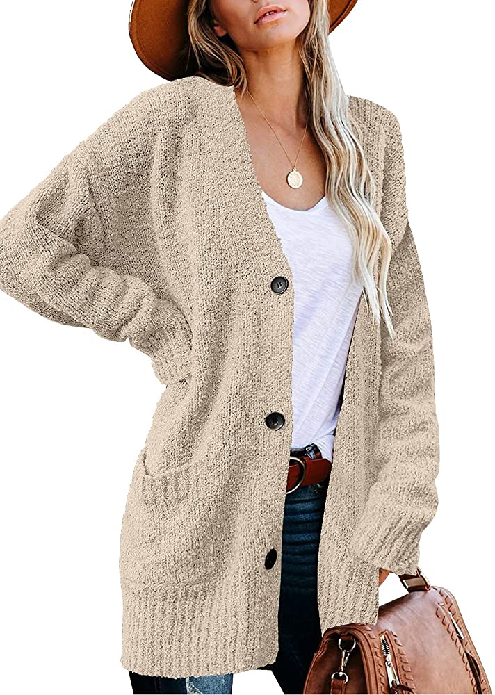 Photo 1 of GRAPENT Women's Open Front Cable Knit Casual Sweater Cardigan Loose Outwear Coat---SMALL---