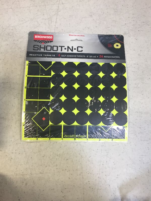 Photo 2 of 34806 BMW-6 Shoot-N-C Target 8 in. Round - 6 Pack---ITEM IS WARPED---
