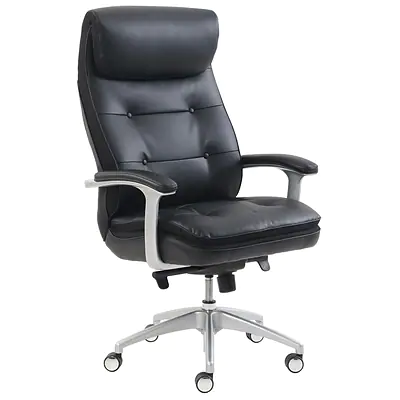 Photo 1 of Beautyrest Royo Big & Tall Bonded Leather Executive Chair, Black (60003)
