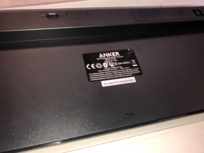 Photo 3 of Anker Bluetooth Ultra-Slim Keyboard (Black)
