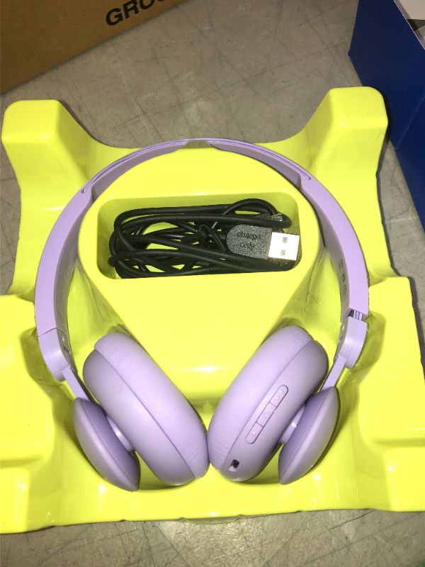 Photo 1 of Onn. Bluetooth on-Ear Headphones, Purple
