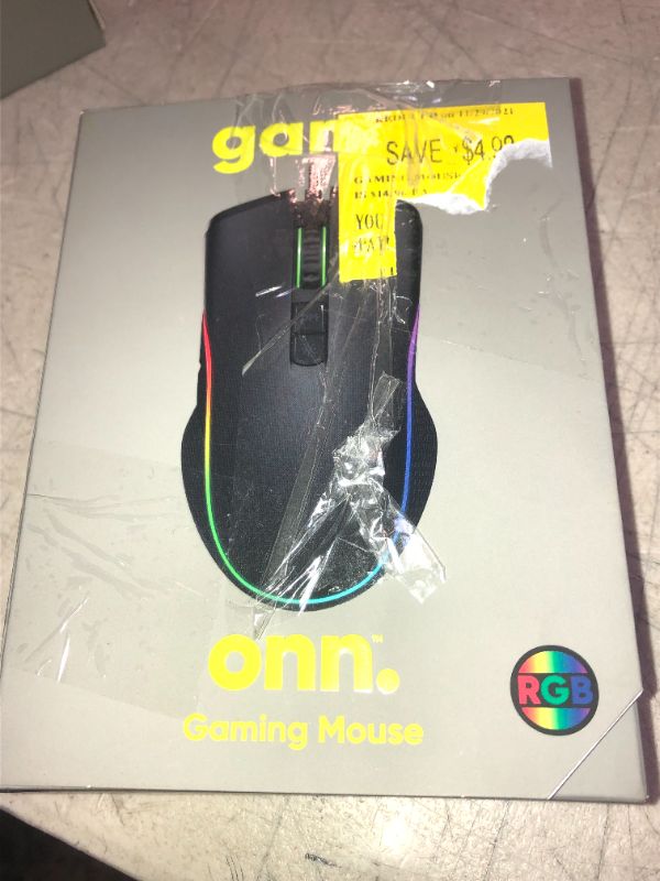 Photo 1 of onn computer gasming mouse