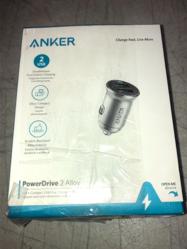 Photo 1 of anker 2 usb car charger adapter