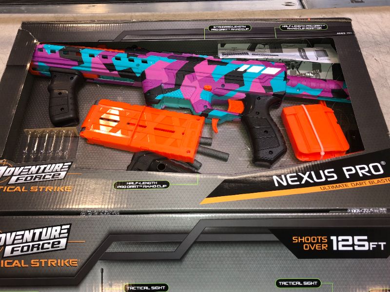 Photo 2 of Adventure Force Tactical Strike Nexus Pro Ultimate Dart Blaster – shoots over 125 FT
