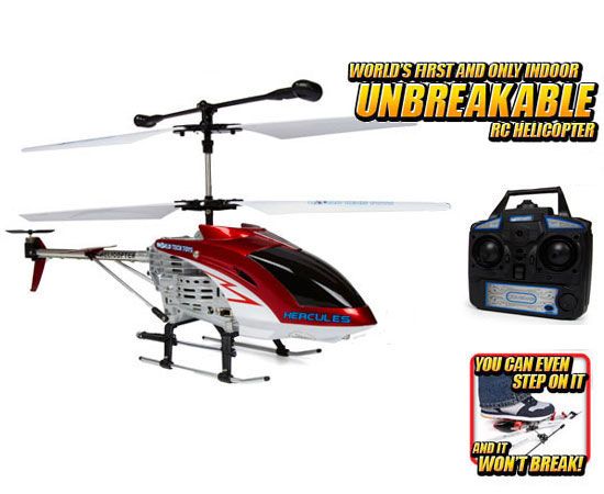 Photo 1 of Hercules Unbreakable 3.5CH RC Helicopter (Color May Vary)
